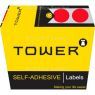 Picture of C19 Round Labels Red 250/Box